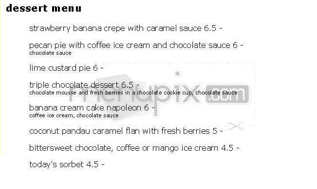 Stardust Restaurant & Lounge - Alexandria, VA menu_pic