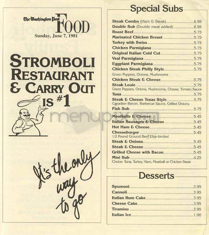 /500648/Stromboli-Family-Restaurant-Bethesda-MD - Bethesda, MD