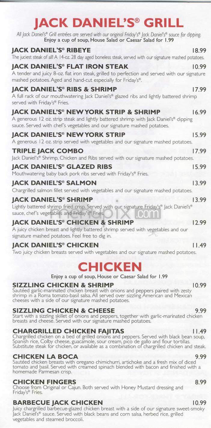 TGI Friday's - Washington, DC menu_pic