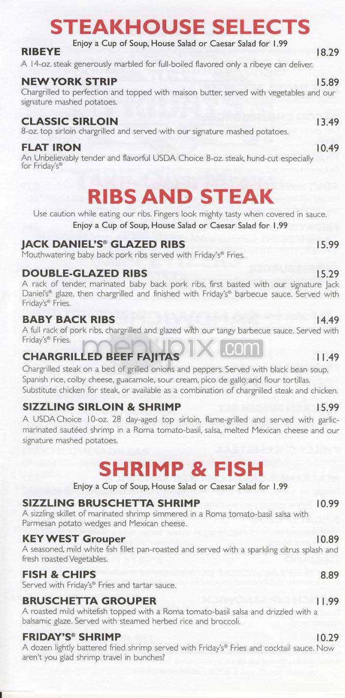 TGI Friday's - Washington, DC menu_pic