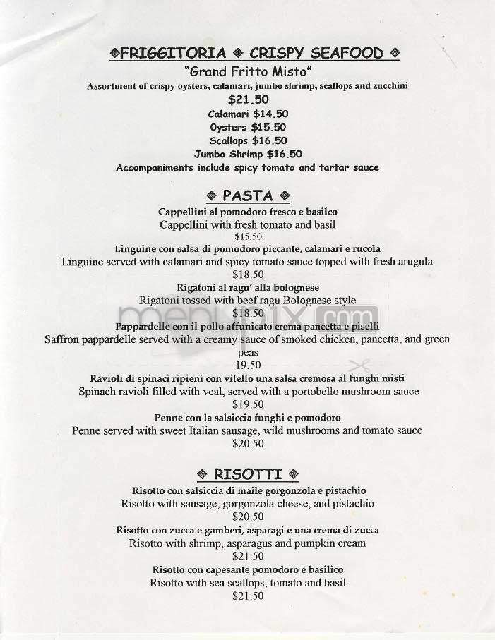 Teatro Goldoni - Washington, DC menu_pic