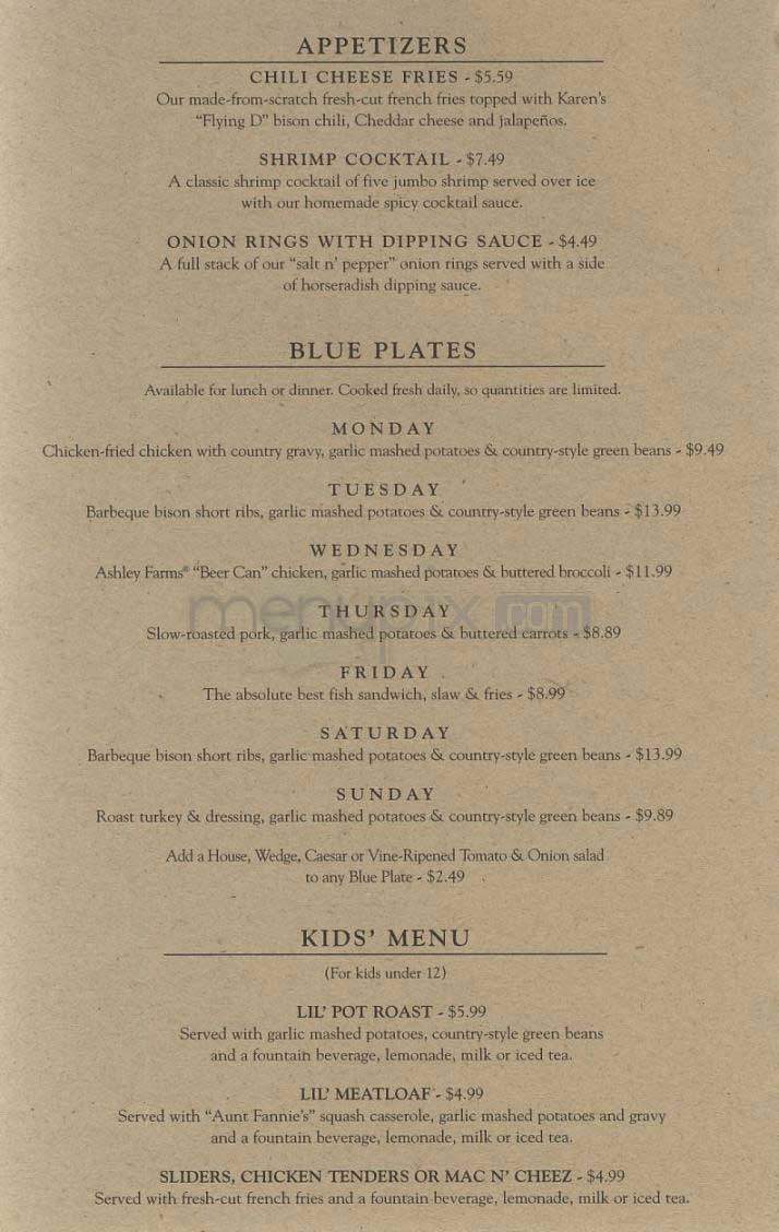 Ted's - Arlington, VA menu_pic