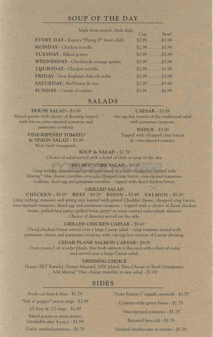 Ted's - Arlington, VA menu_pic