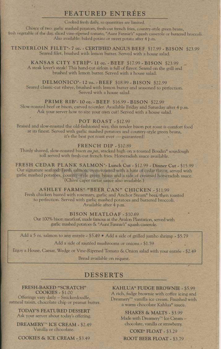 Ted's - Arlington, VA menu_pic