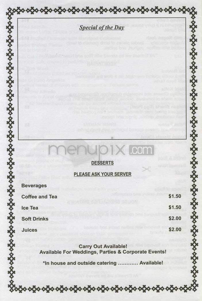 The Ascot - Washington, DC menu_pic