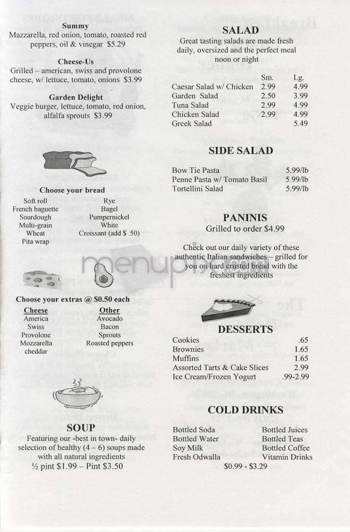The Daily Market - Washington, DC menu_pic