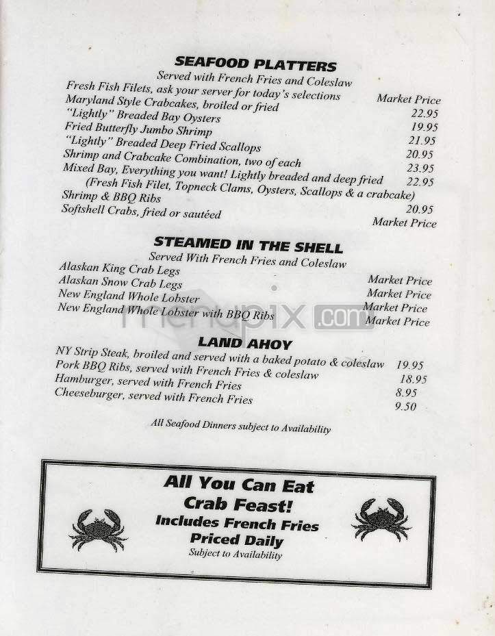 The Dancing Crab - Washington, DC menu_pic