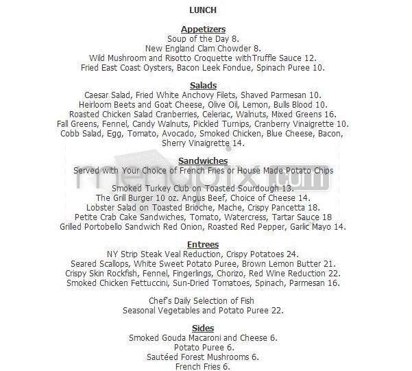 The Grill (Ritz-Carlton Pentagon City) - Arlington, VA menu_pic