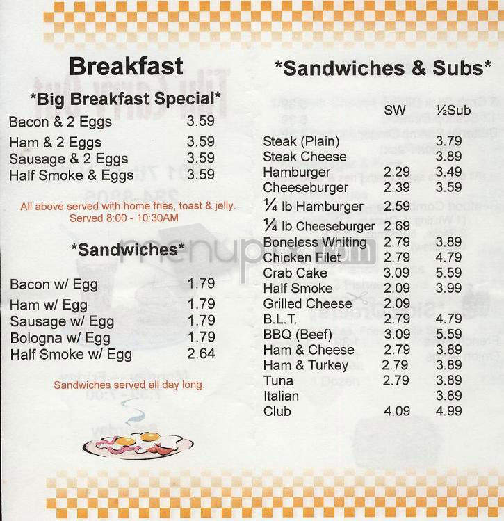 Tiki Carry Out - Washington, DC menu_pic