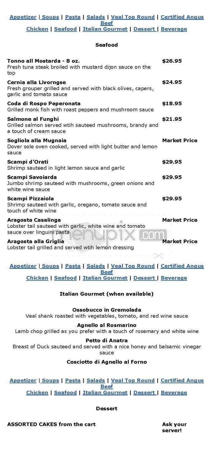 Trattoria Alberto - Washington, DC menu_pic