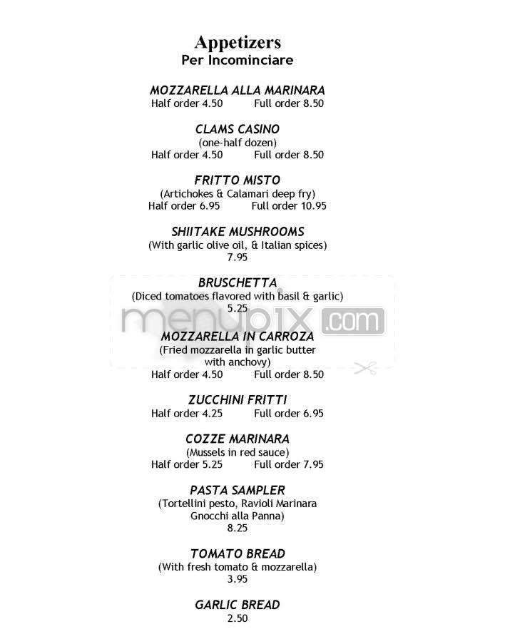 Tutto Bene - Arlington, VA menu_pic
