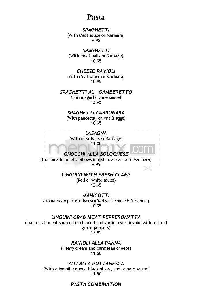 Tutto Bene - Arlington, VA menu_pic