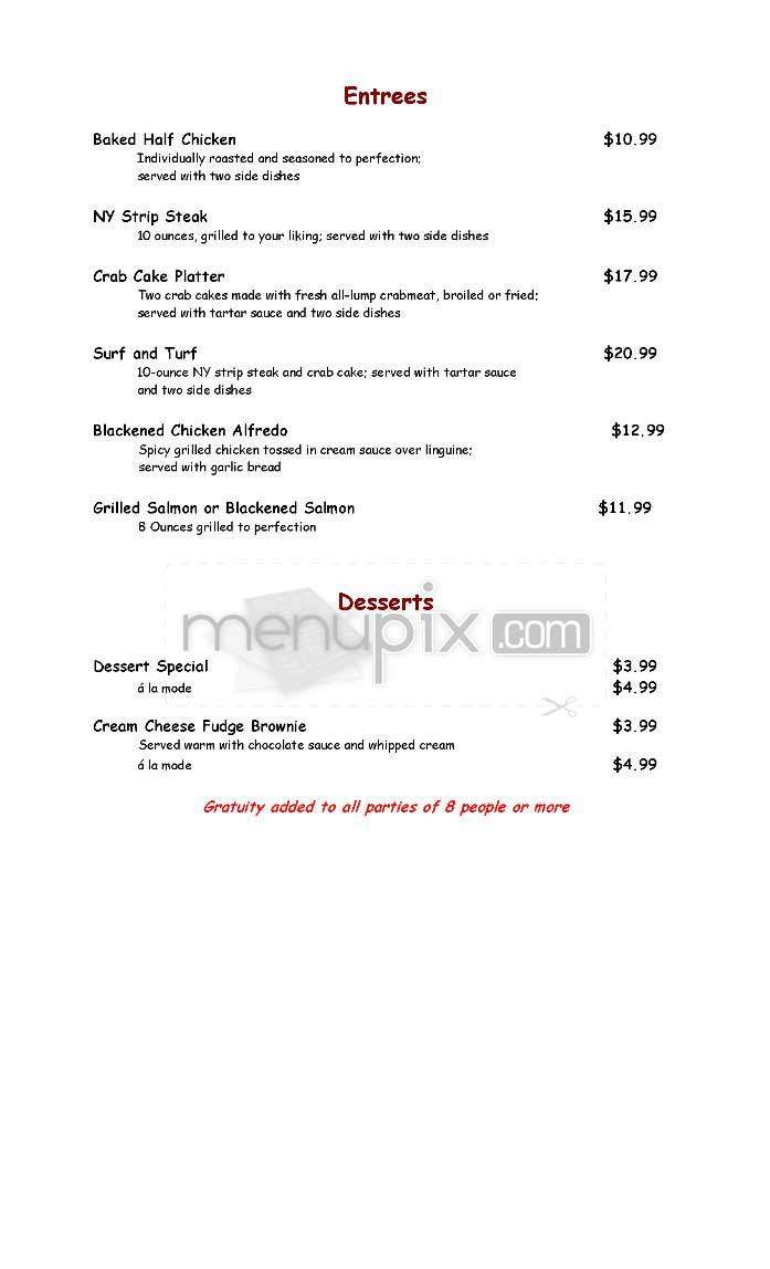 Uncle Jed's - Bethesda, MD menu_pic