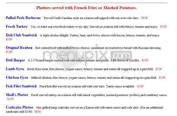 Washington Deli Office Catering - Washington, DC menu_pic