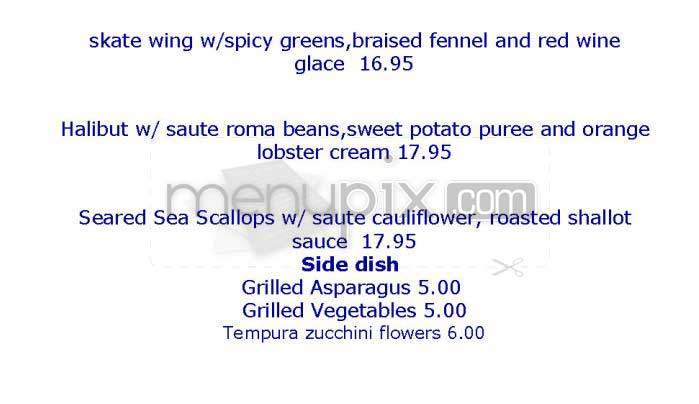 Pesce - Washington, DC menu_pic
