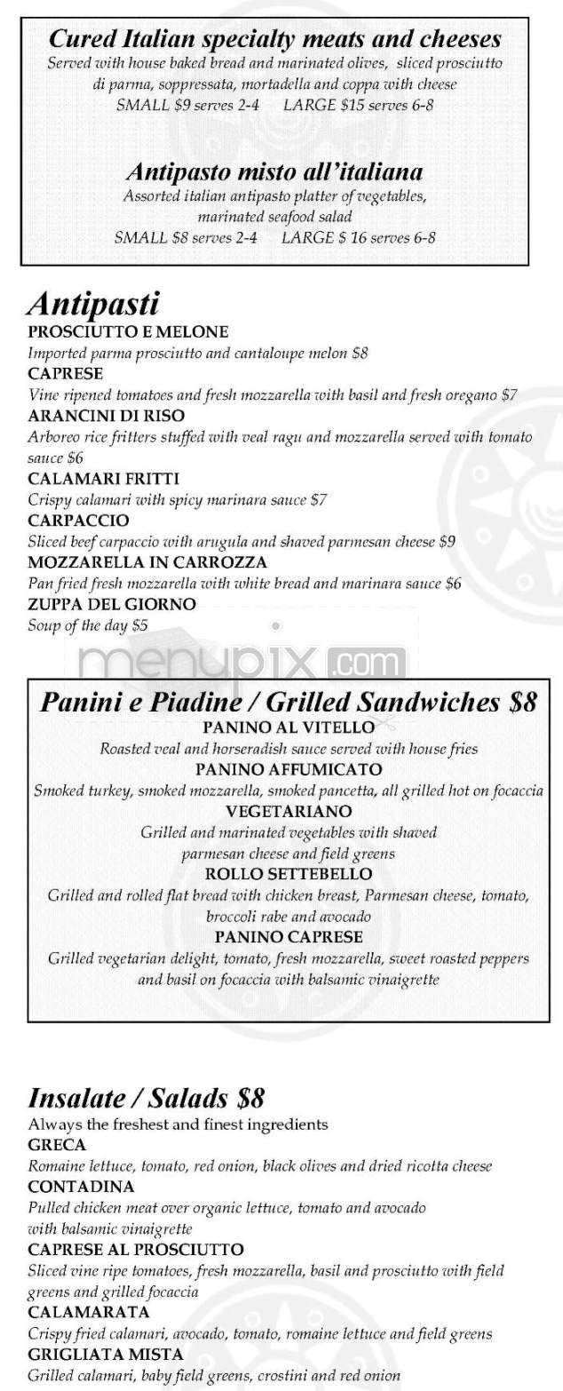 Sette Bello - Arlington, VA menu_pic