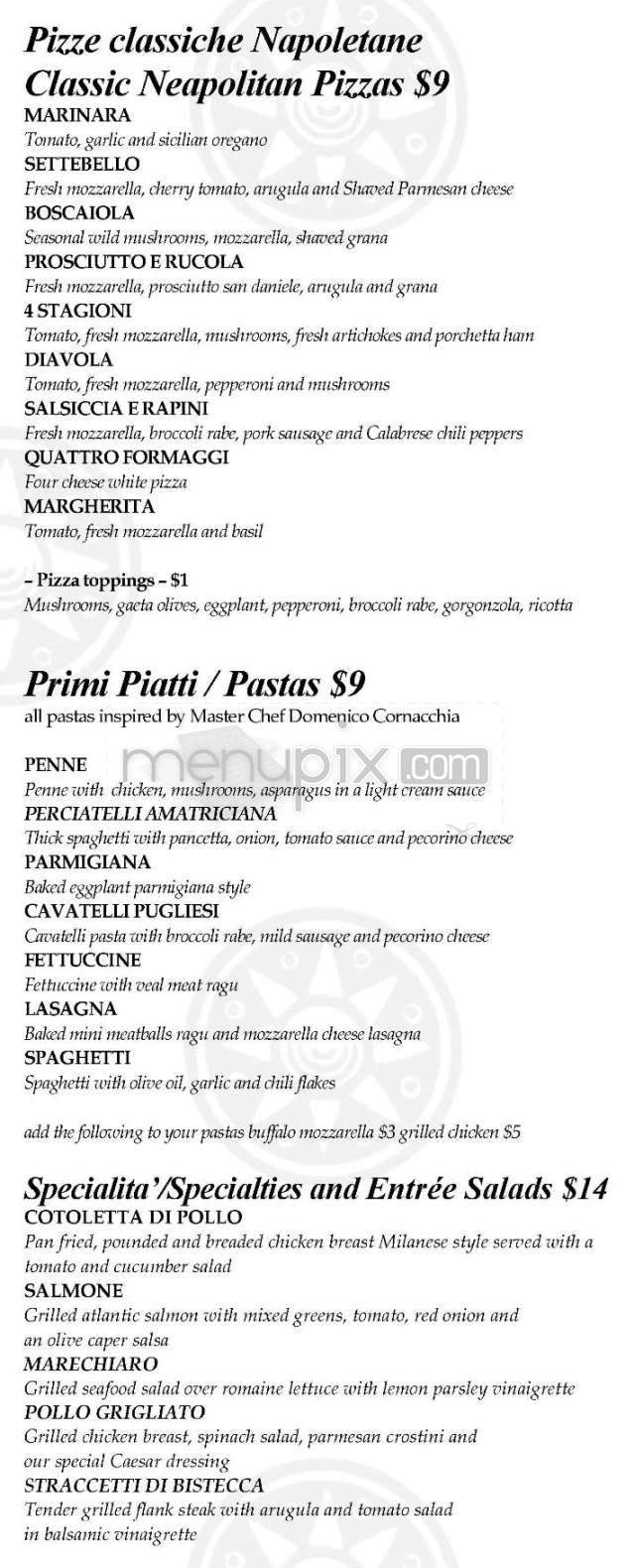 Sette Bello - Arlington, VA menu_pic