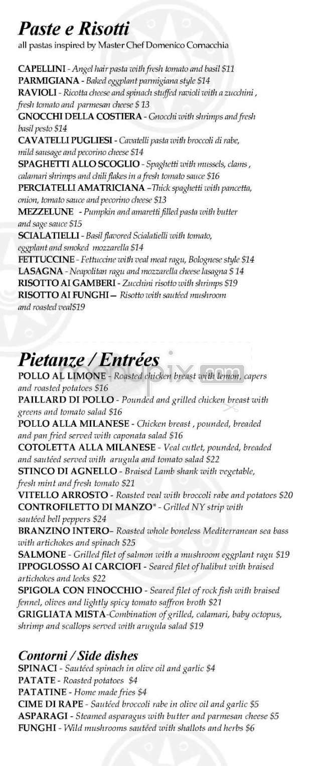 Sette Bello - Arlington, VA menu_pic