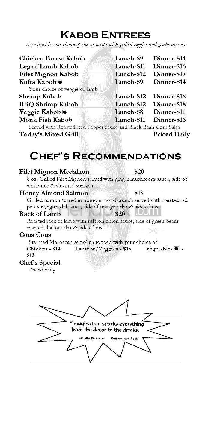 Skewers - Washington, DC menu_pic