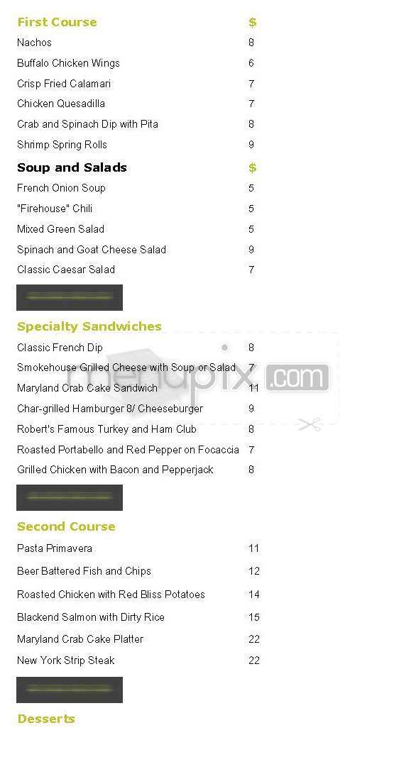 Third Edition - Washington, DC menu_pic