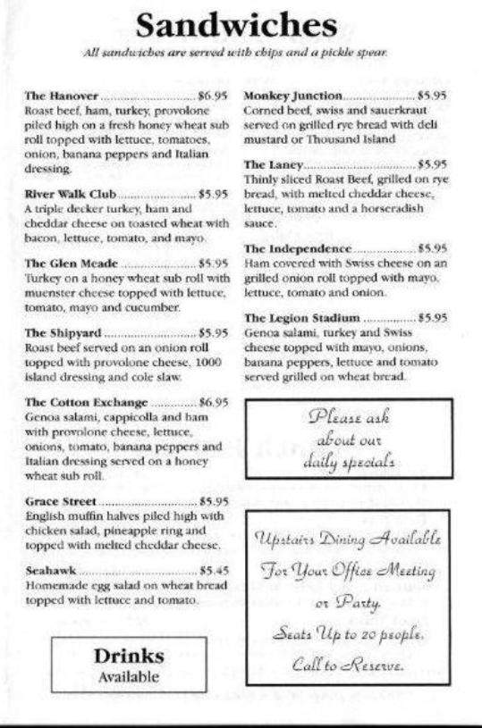 On A Roll - Wilmington, NC menu_pic