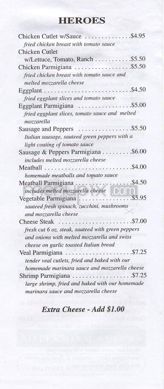 Brooklyn Pizza Co. - Wilmington, NC menu_pic
