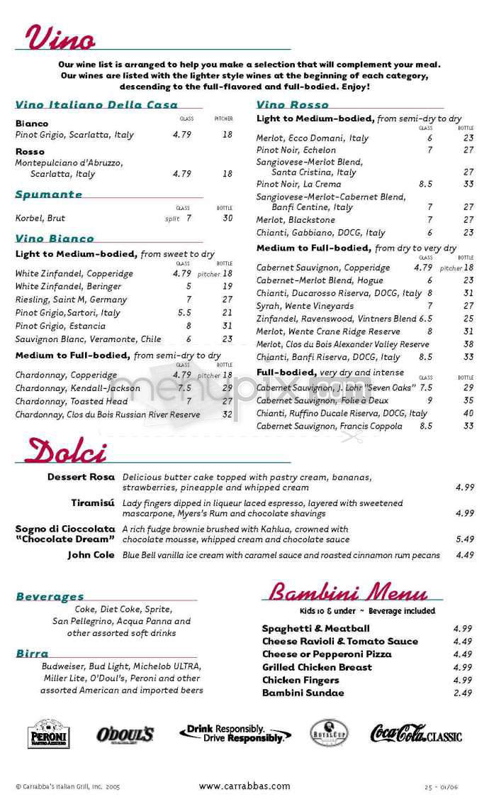 /380061850/Carrabbas-Menu-Chandler-AZ - Chandler, AZ