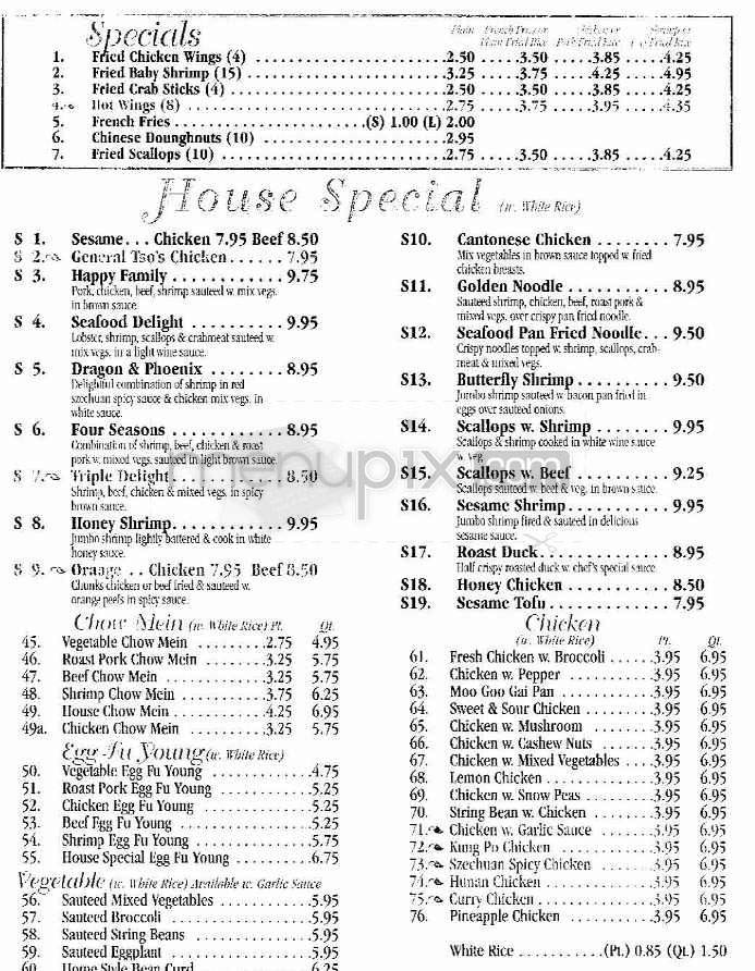 China Star - Wilmington, NC menu_pic