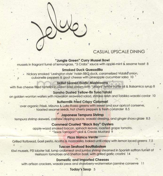 Deluxe Cafe - Wilmington, NC menu_pic