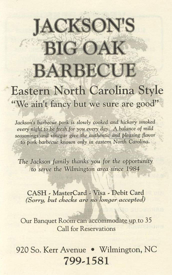 /650122/Jacksons-Big-Oak-Barbecue-Wilmington-NC - Wilmington, NC