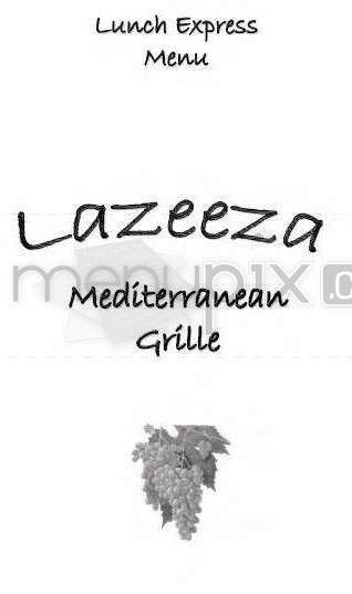 Lazeeza Mediterranean Grille - Wilmington, NC menu_pic