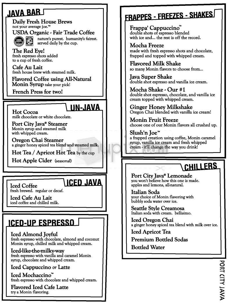 /2007843/Port-City-Java-Menu-Hagerstown-MD - Hagerstown, MD