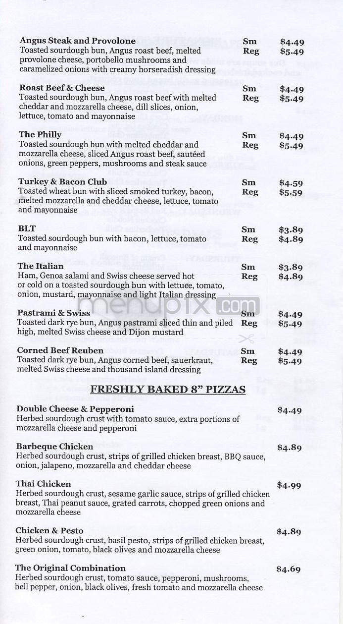 Schlotzsky's Deli - Wilmington, NC menu_pic