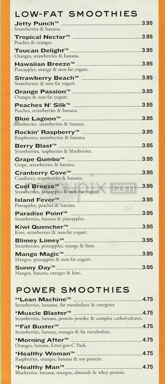 /31764073/Tropical-Smoothie-Cafe-Menu-Temple-Hills-MD - Temple Hills, MD