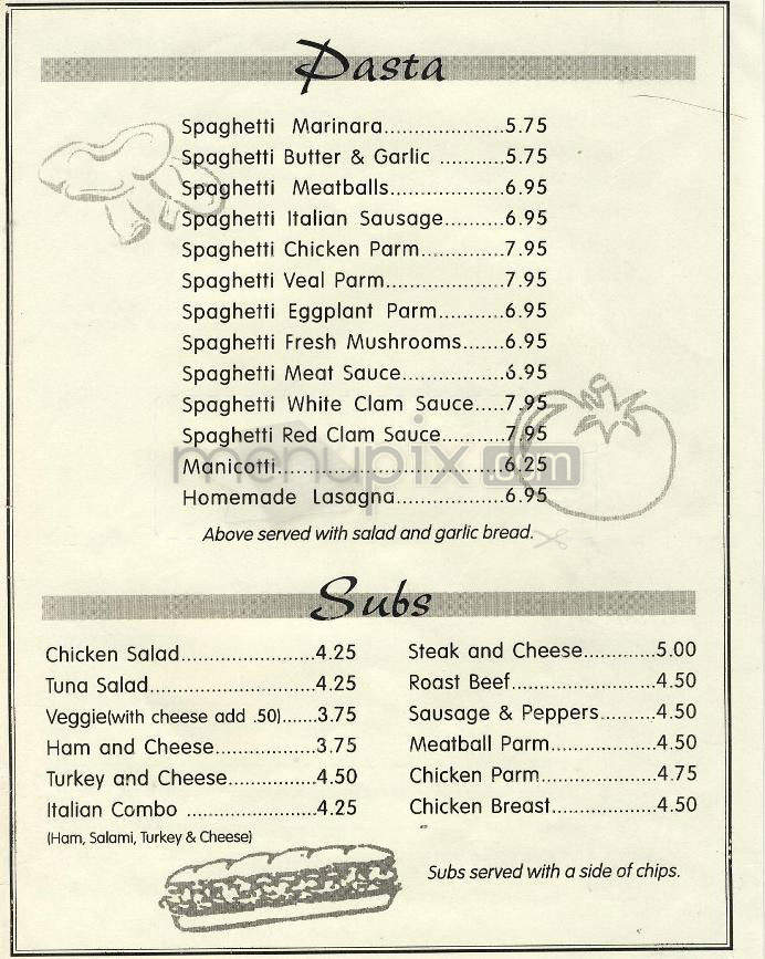 Vito's Pizzeria - Wrightsville Beach, NC menu_pic