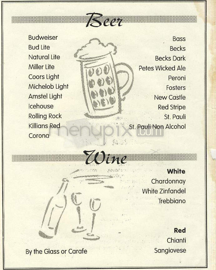 Vito's Pizzeria - Wrightsville Beach, NC menu_pic