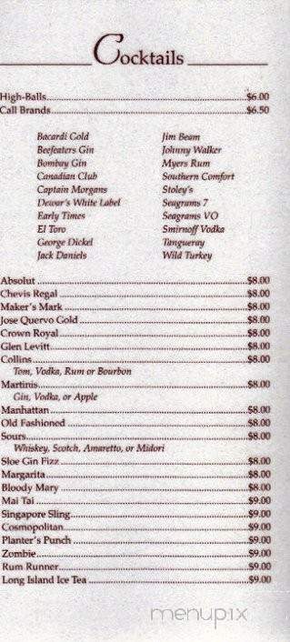 Wagstaff's Steak House - Colonial Heights, VA menu_pic