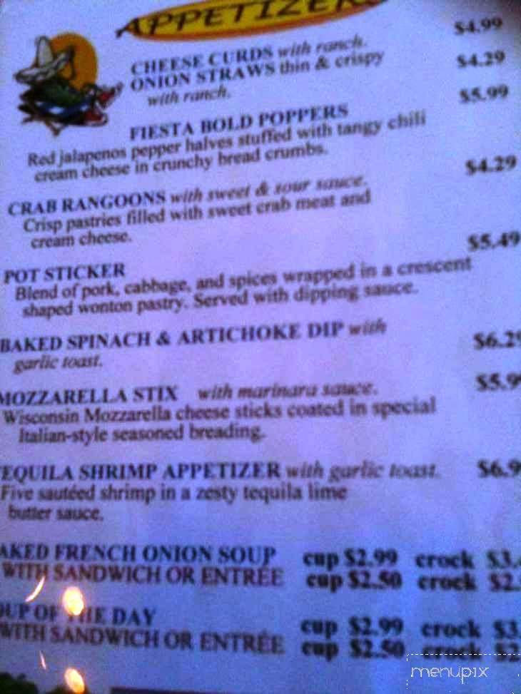 Water Street Grille - Stevens Point, WI menu_pic