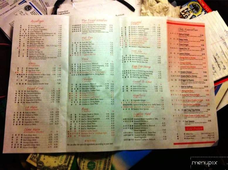 Wok On The Wild Side - East Granby, CT menu_pic