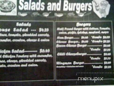 Wingman - Carrboro, NC menu_pic