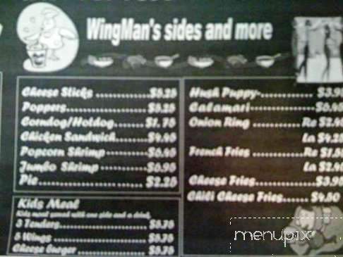 Wingman - Carrboro, NC menu_pic