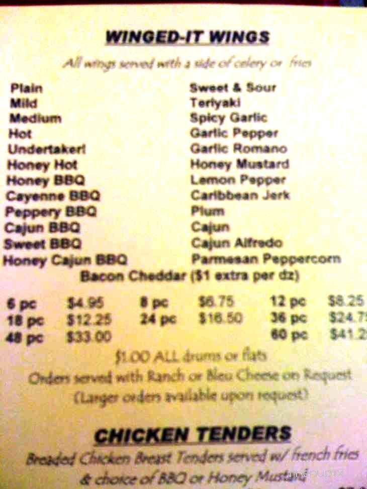Winged-It - Hattiesburg, MS menu_pic