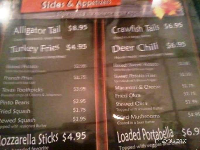 Wild Thangz - Mcalester, OK menu_pic