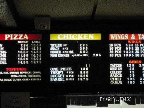 Ye Olde Pizza Pub - Hamilton, NY menu_pic