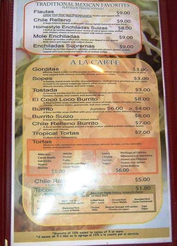 el coco loco - West Chicago, IL menu_pic