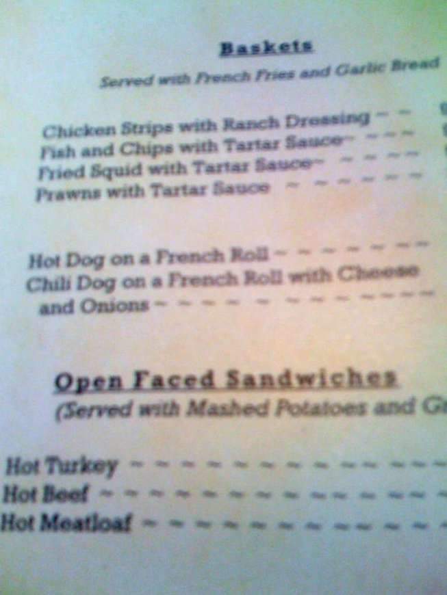 Grandma's Kitchen - Monterey, CA menu_pic