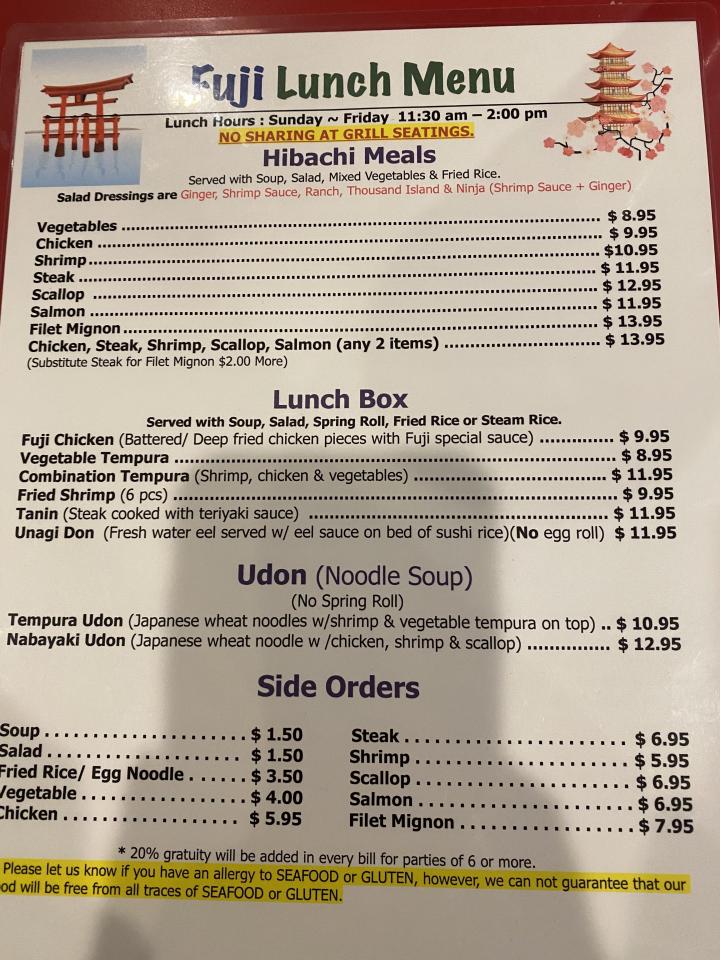 japanese food in anderson sc